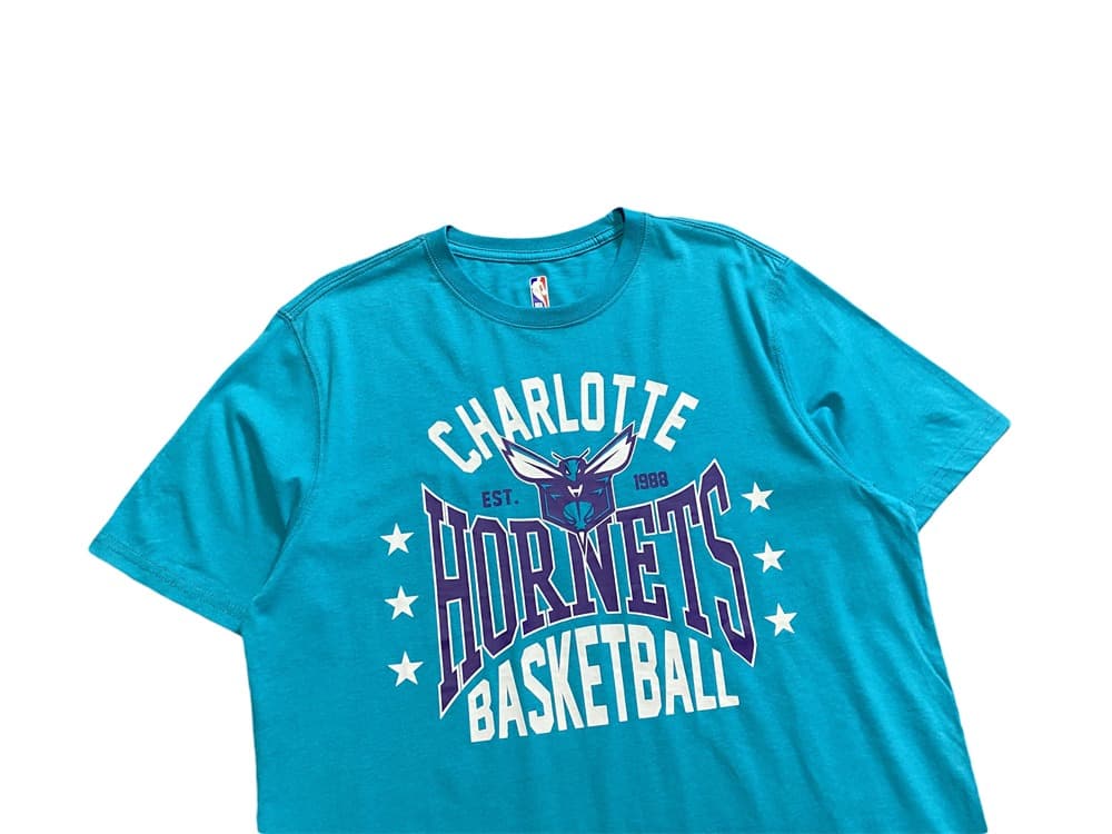 Футболка Main Squeeze NBA Charlotte Hornets Teal T-Shirt