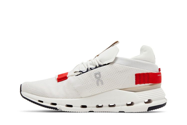 Кроссовки ON Cloudnova 'White Red'