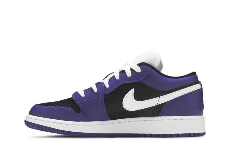 Krossovki-Air-Jordan-1-Low-GS-Black-Court-Purple-2