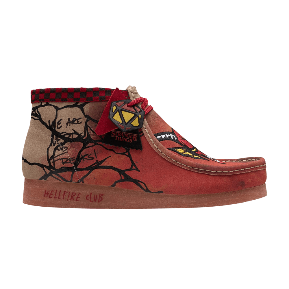 Кроссовки Clarks Stranger Things x Wallabee Evo 'The Upside Down'
