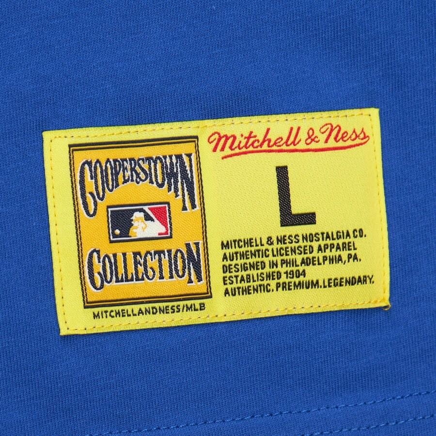 Футболка Mitchell & Ness Royal Chicago Cubs Neon Nights Premium T-Shirt