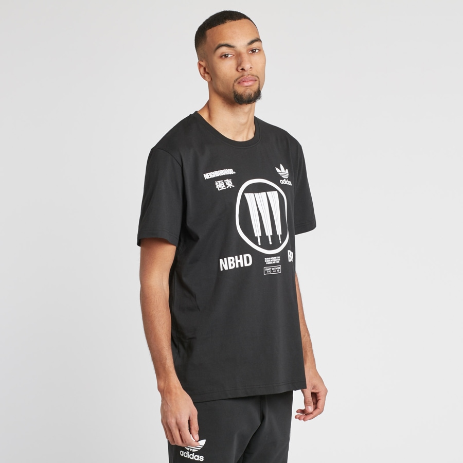 Футболка adidas Neighborhood Logo SSL Tee Black