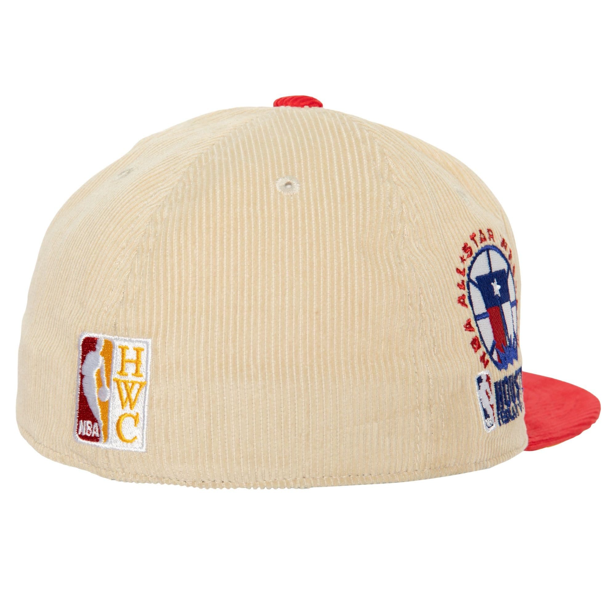 Mitchell-Ness-2-Tone-Team-Cord-Fitted-HWC-Houston-Rockets-Hat-1