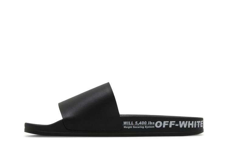 Кроссовки Off-White Industrial Belt Sliders 'Black'