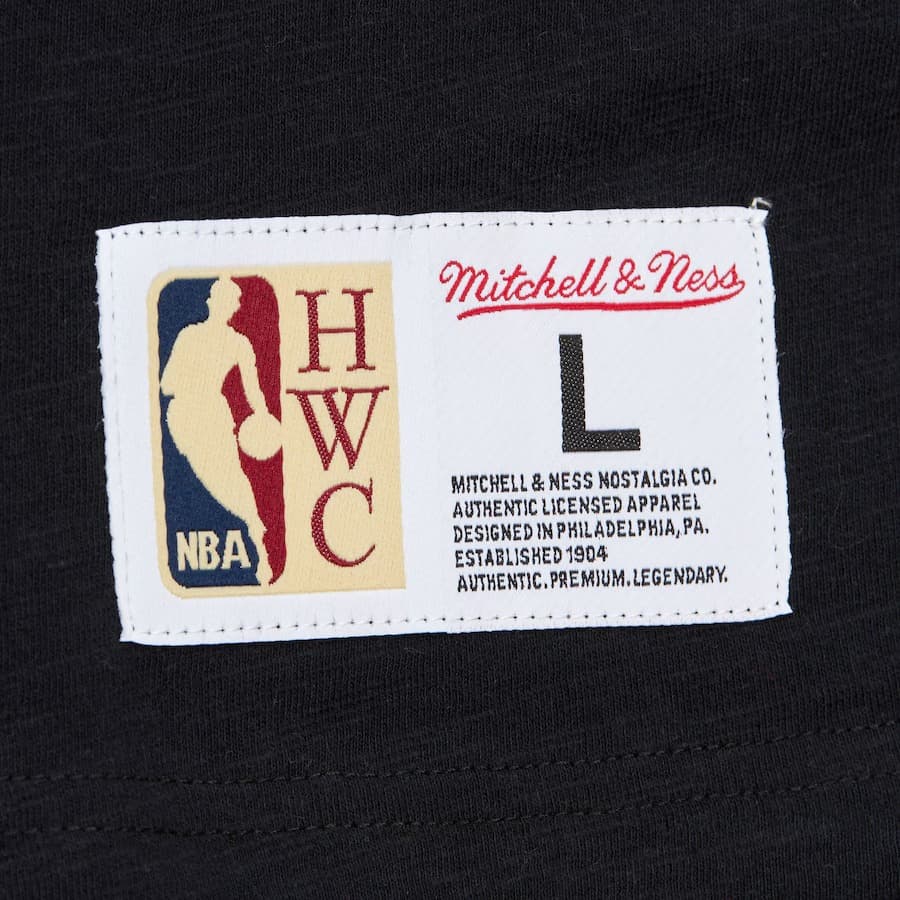 Футболка Mitchell & Ness Black Orlando Magic Vintage Logo Legendary Slub T-Shirt