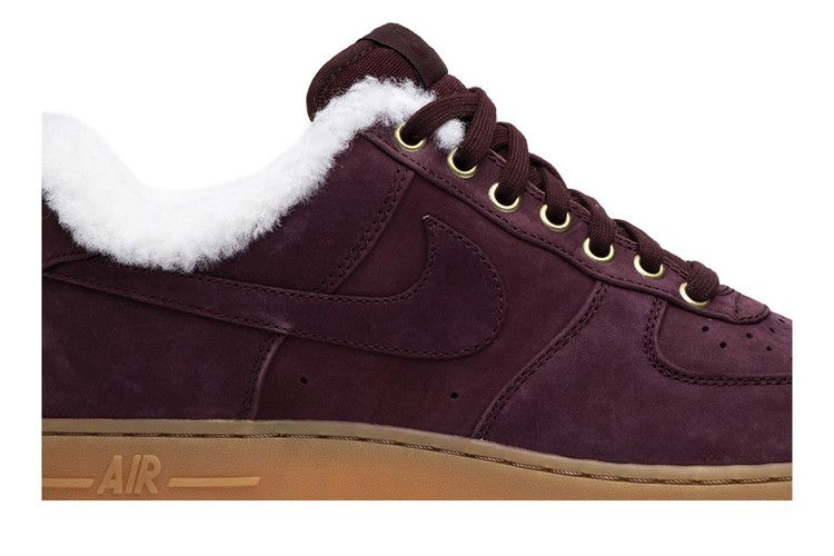 Кроссовки Nike Air Force 1 Premium Winter 'Burgundy Crush'