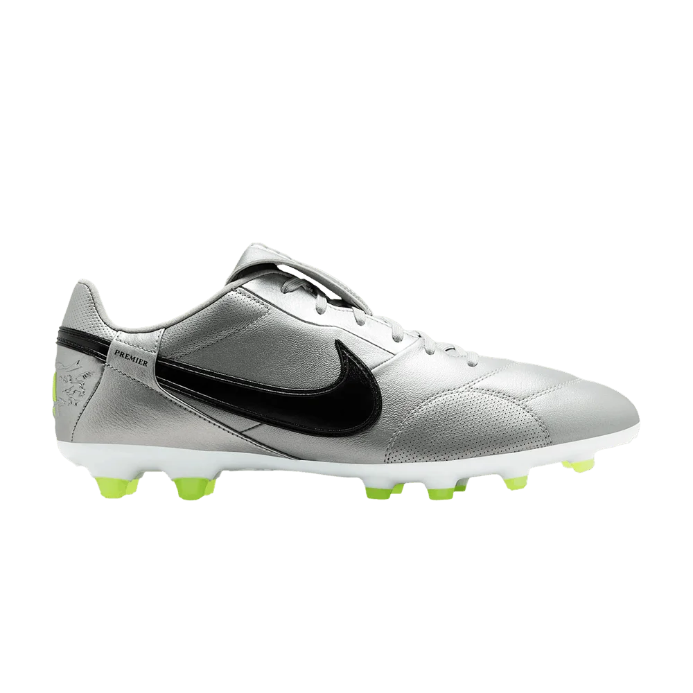 Krossovki-Nike-Premier-3-Low-FG-Metallic-Silver-Volt