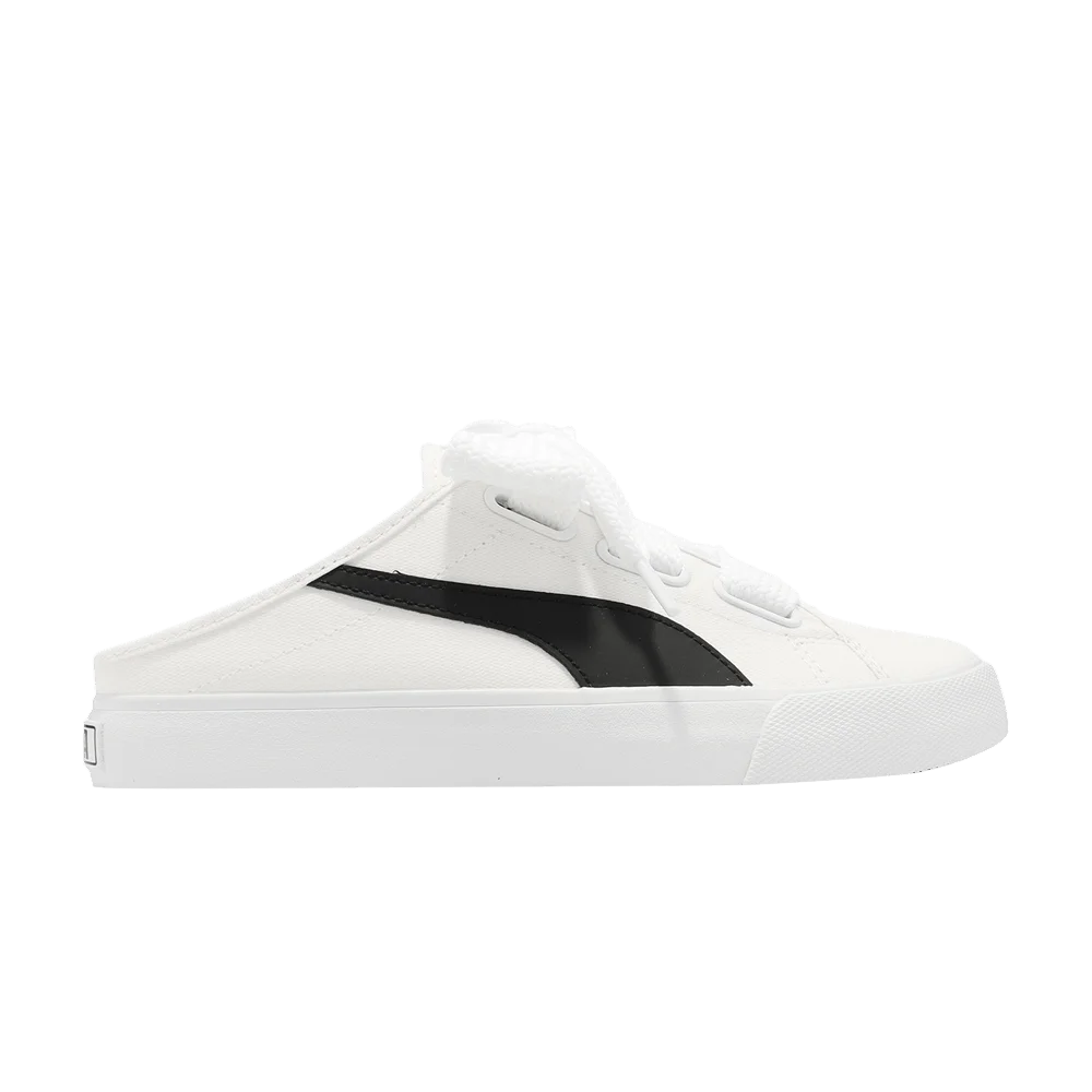Puma-Wmns-Bari-Mule-Ribbon-White-Black
