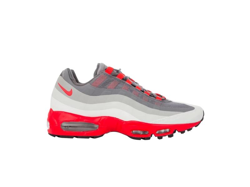 Кроссовки Nike Air Max 95 No Sew Dark Grey Chilling Red
