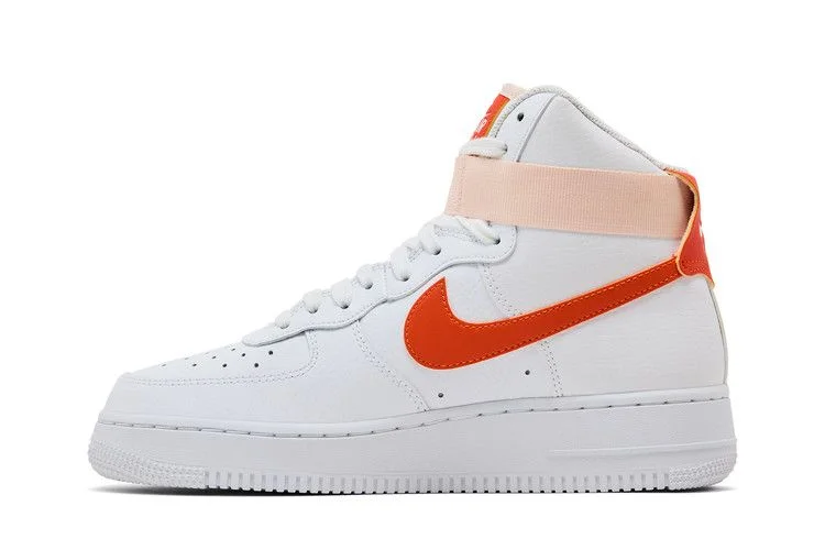 Кроссовки Nike Wmns Air Force 1 High 'White Orange Pearl'