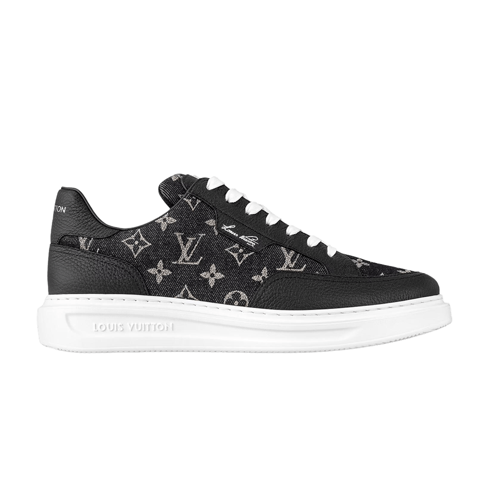 Кроссовки Louis Vuitton Beverly Hills Sneaker 'Black Monogram Denim'