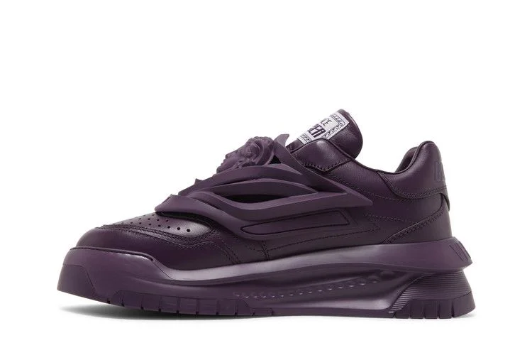 Кроссовки Versace Odissea Caged Rubber Medusa Sneaker 'Burgundy'