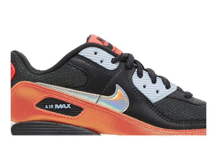 Кроссовки Nike Air Max 90 FP GS 'Black Laser Crimson'