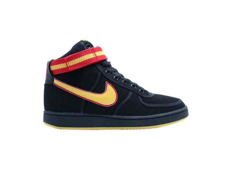 Кроссовки Nike Vandal Hi Canvas Black Yellow Zest Sport Red