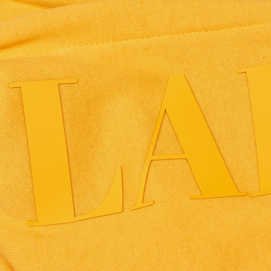Худи Mitchell & Ness Black Los Angeles Lakers Team OG 3.0 Vintage Fleece Pullover Hoodie