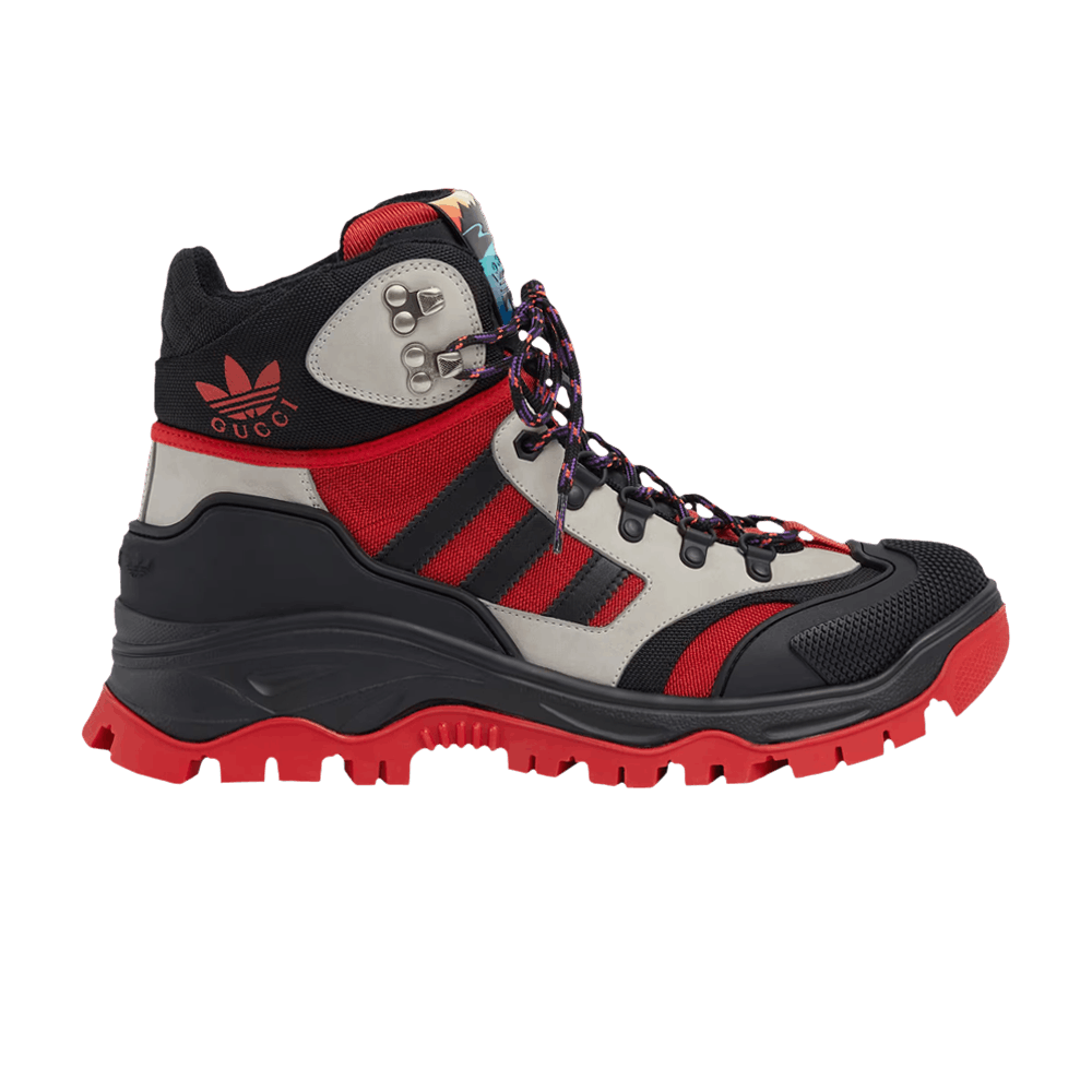 Кроссовки Adidas x Gucci Lace Up Boot 'Black Red'