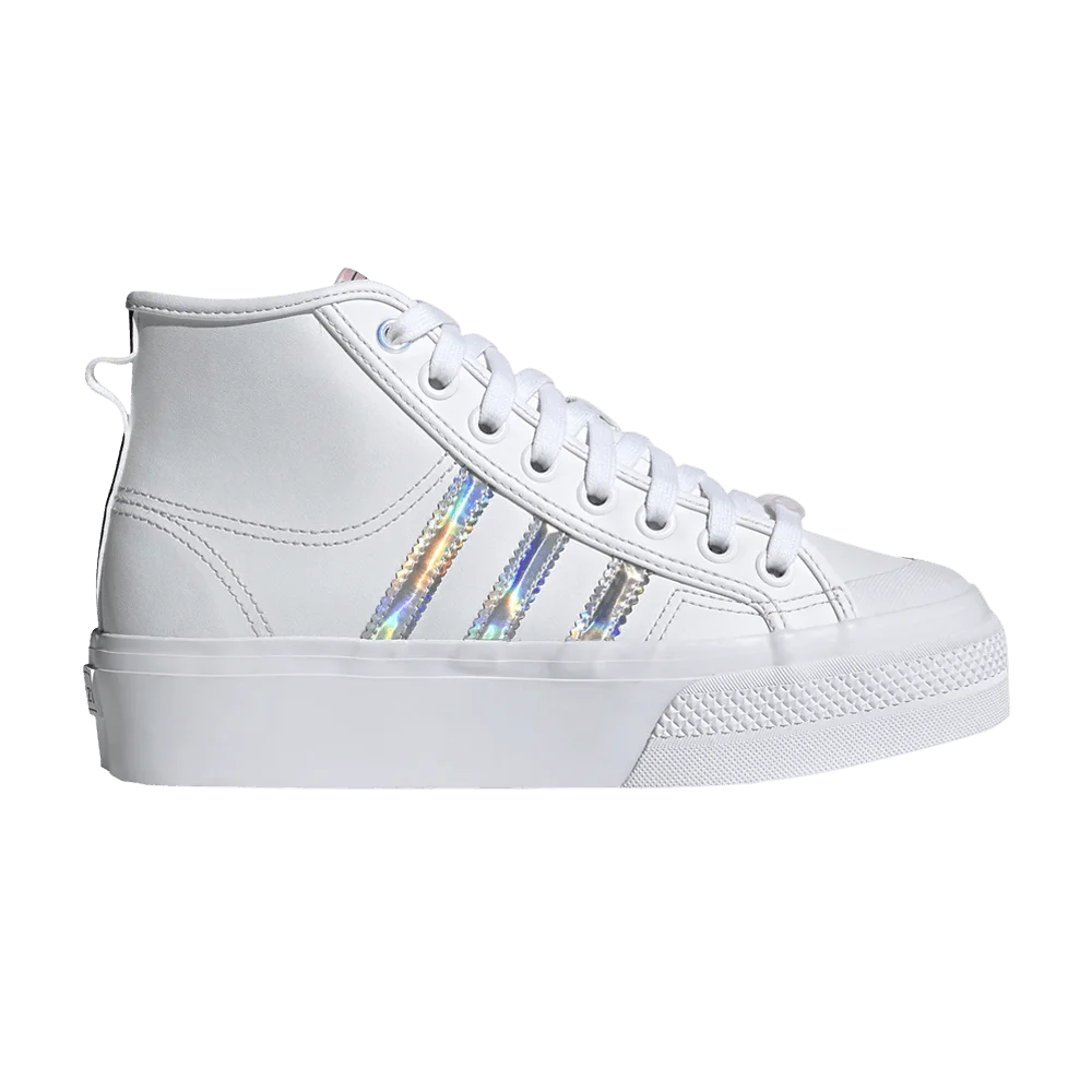 Adidas Wmns Nizza Platform Mid 'White Iridescent'