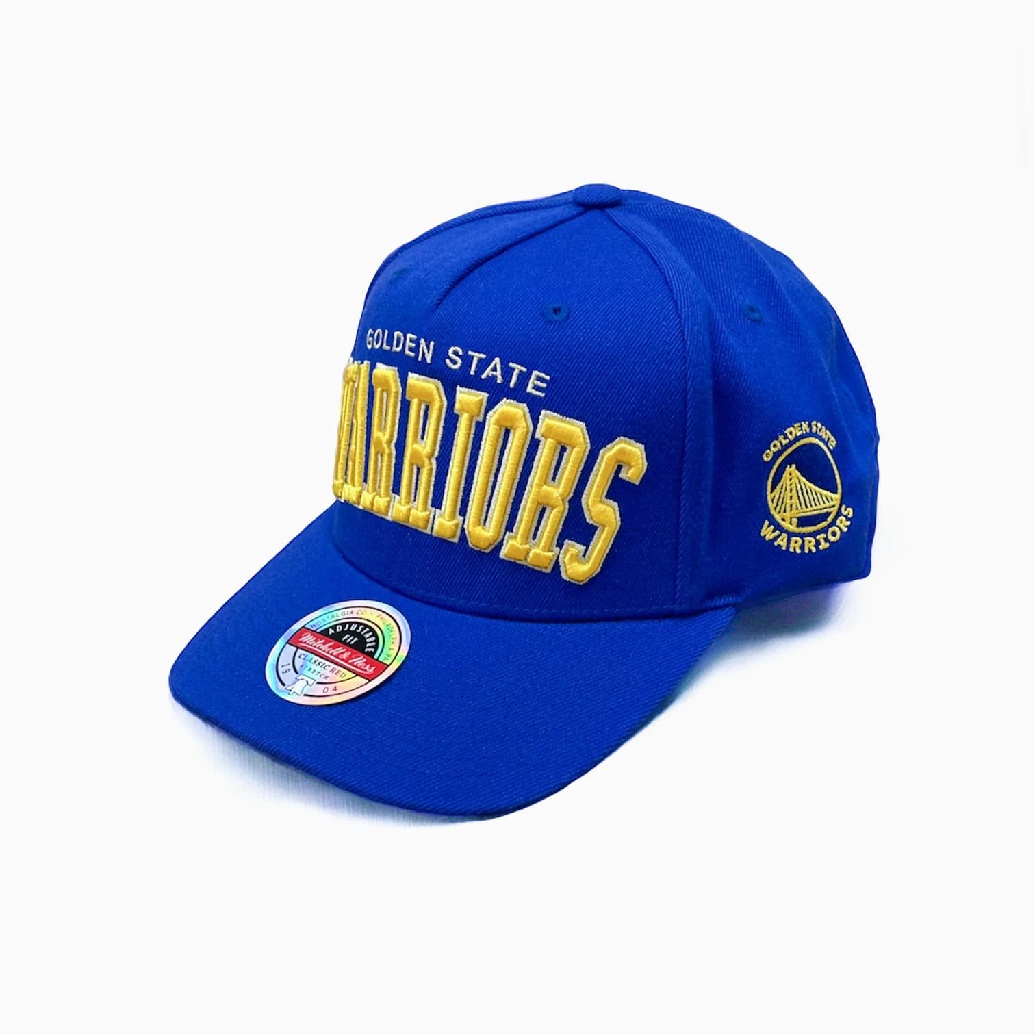 Бейсболка Mitchell & Ness Golden State Warriors Raised Arch NBA Snapback Hat