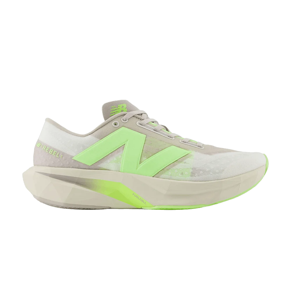 Krossovki-New-Balance-FuelCell-Rebel-v4-Moonrock-Bleached-Lime-Glo