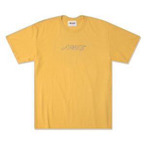 Awake-Classic-Outline-Logo-T-shirt-Mustard-300x300