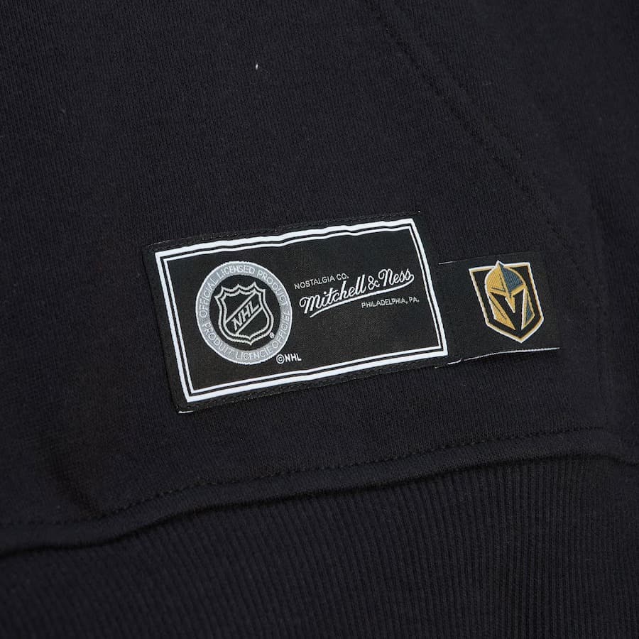 Худи Mitchell & Ness Black Vegas Golden Knights Big Face 7.0 Pullover Hoodie