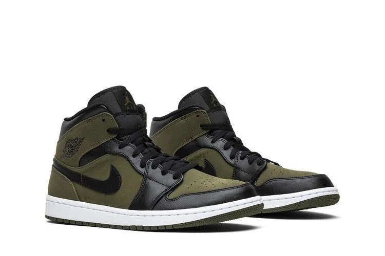 Air-Jordan-1-Mid-Olive-Canvas-7