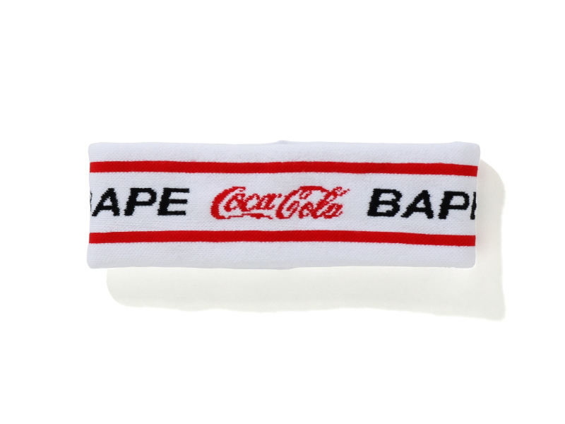Повязка на голову BAPE x Coca Cola Headband White
