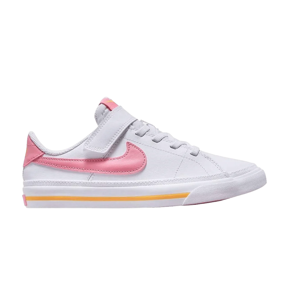 Krossovki-Nike-Court-Legacy-PS-White-Coral-Orange