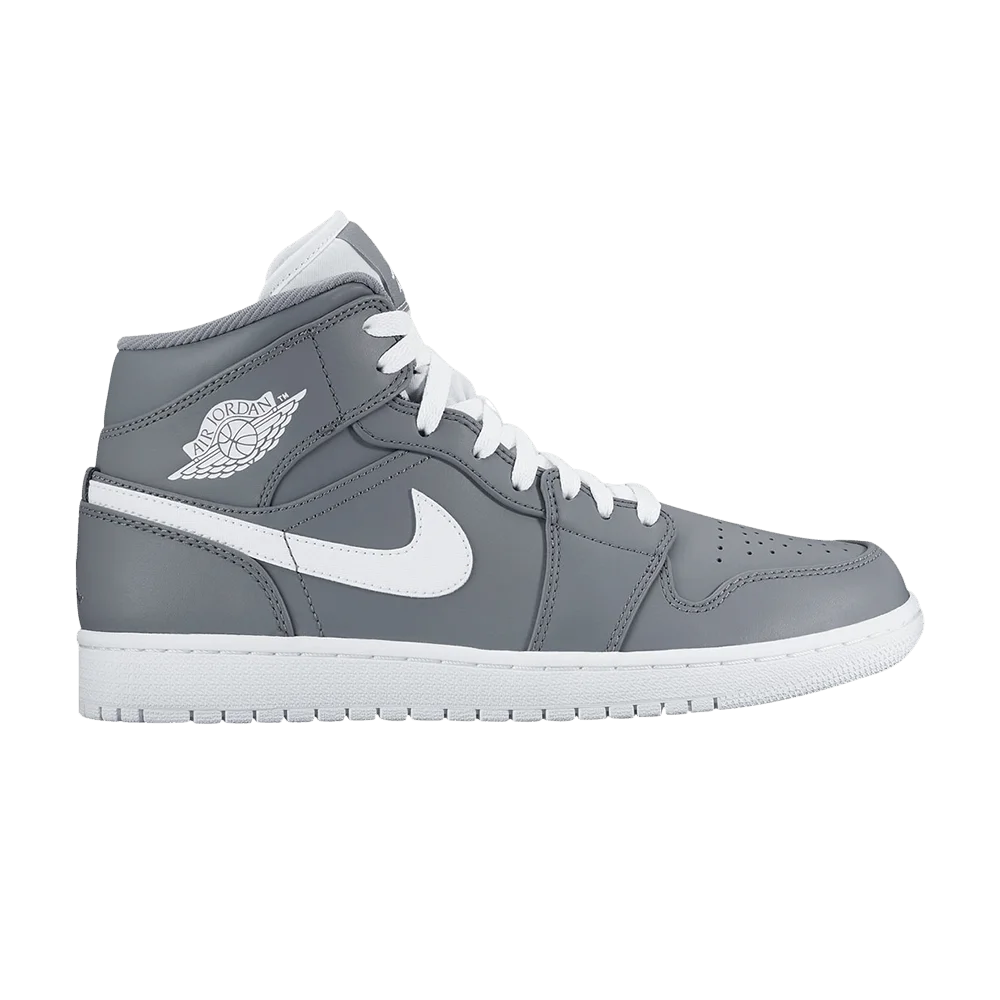 Кроссовки Air Jordan 1 Mid 'Cool Grey'