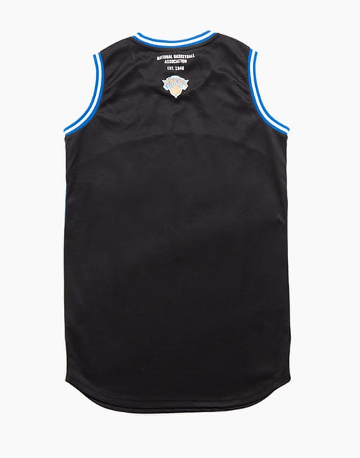Баскетбольная джерси 2018 NBA New York Knicks #46 Black Blue