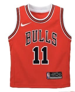Баскетбольная джерси 2022-23 Chicago Bulls Demar Derozan #11 Boys Icon Edition Red Jersey