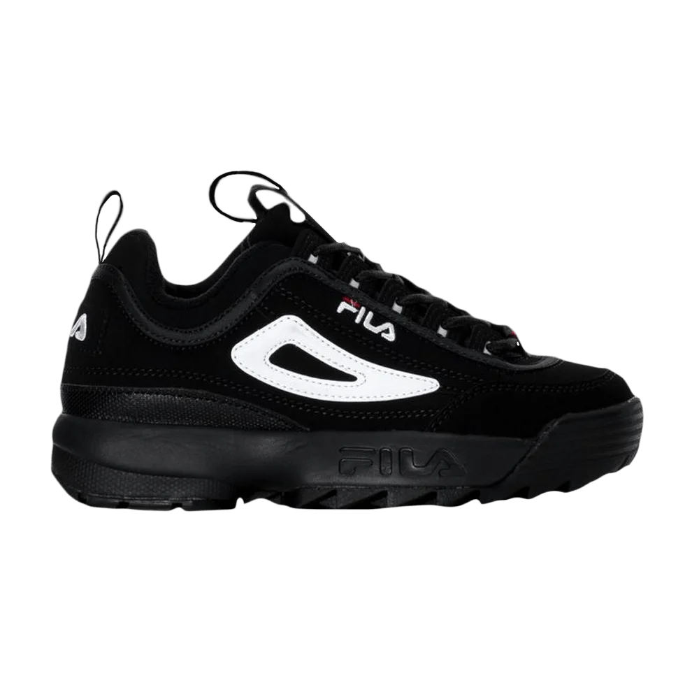 Krossovki-Fila-Disruptor-2-Kids-Black-White