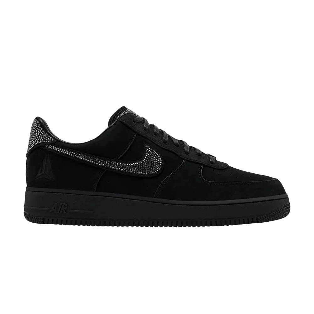 Krossovki-Ja-Morant-x-Swarovski-x-Nike-Air-Force-1-Low-LX-Black-Metallic-Silver