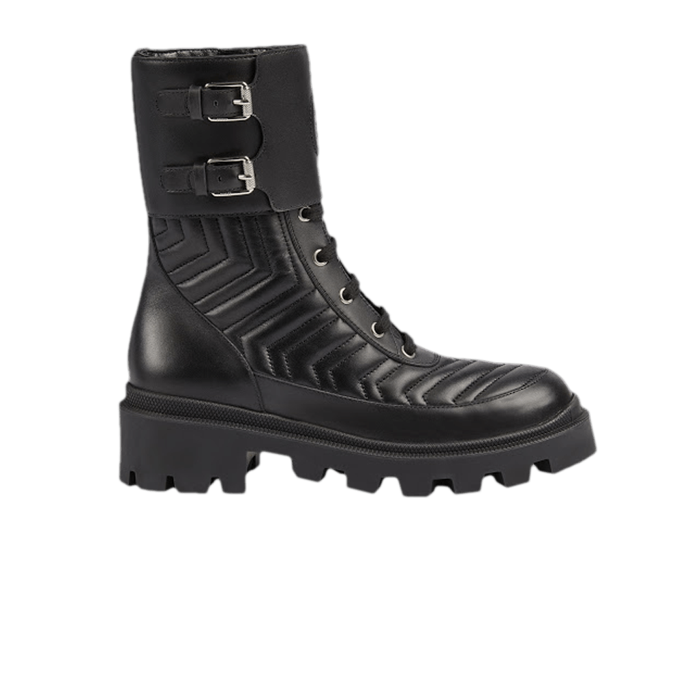 Кроссовки Gucci Wmns Leather Ankle Boot 'Interlocking G'