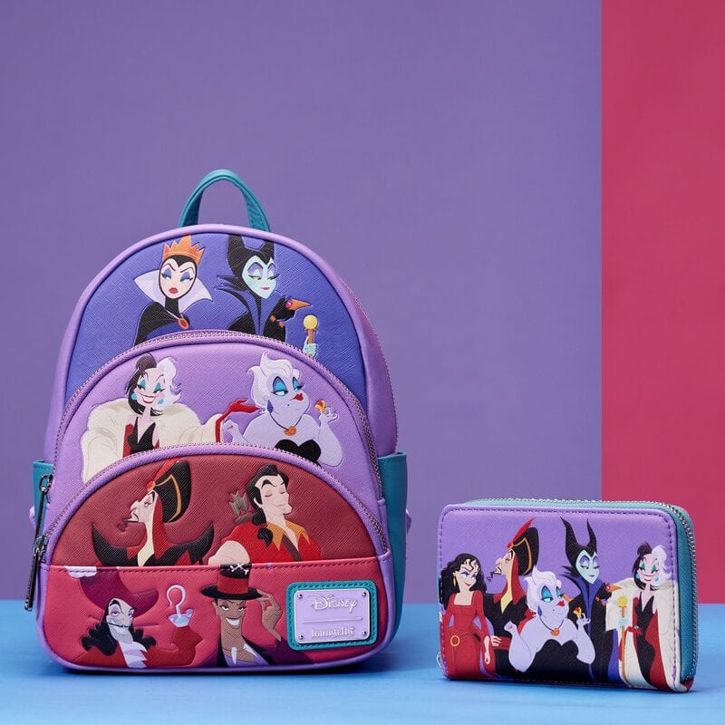 Кошелёк Disney Villains Color Block Zip Around Wallet