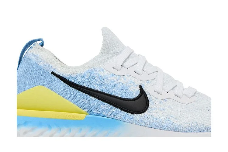 Кроссовки Nike Wmns Epic React Flyknit 2 'White Light Blue'