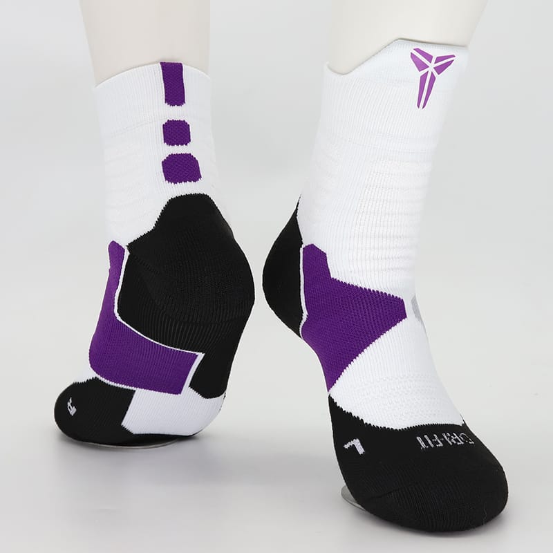 Спортивные носки Daiong Kobe White-Purple Socks