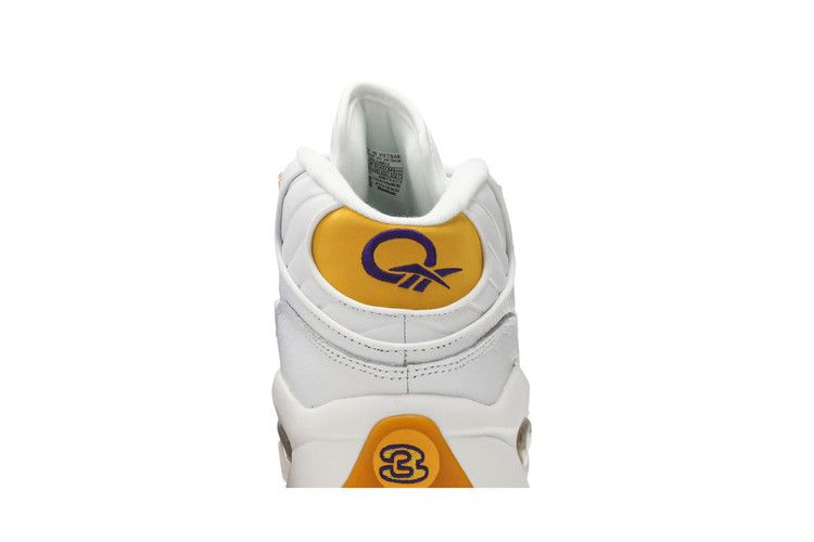 Кроссовки Reebok Question Mid 'Yellow Toe' Shoe Palace Special Box