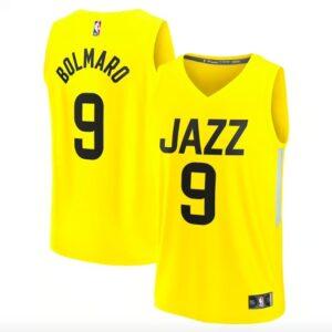 2022-23-Utah-Jazz-9-Leandro-Bolmaro-Fast-Break-Icon-Yellow-Jersey-1-300x300