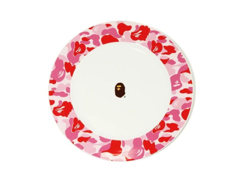 Тарелка BAPE ABC Camo Dishes Pink