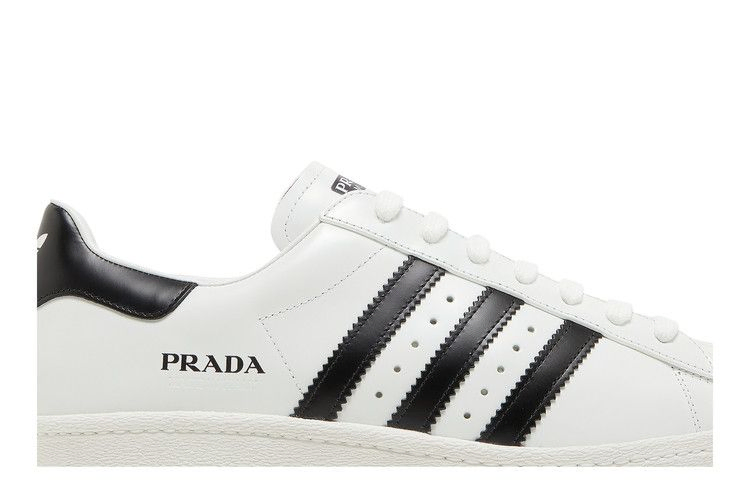 Кроссовки Prada x adidas Superstar 'White Black'