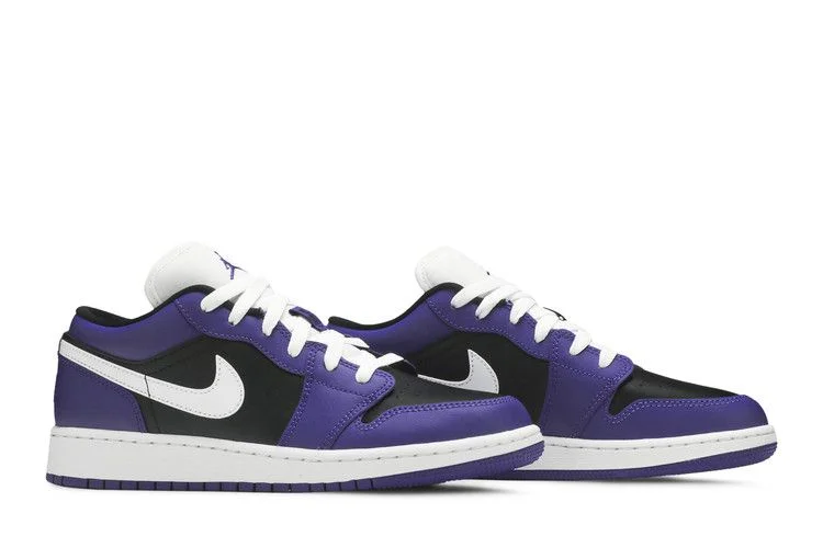 Krossovki-Air-Jordan-1-Low-GS-Black-Court-Purple-7