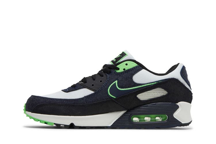 Кроссовки Nike Air Max 90 SE 'Black Scream Green'