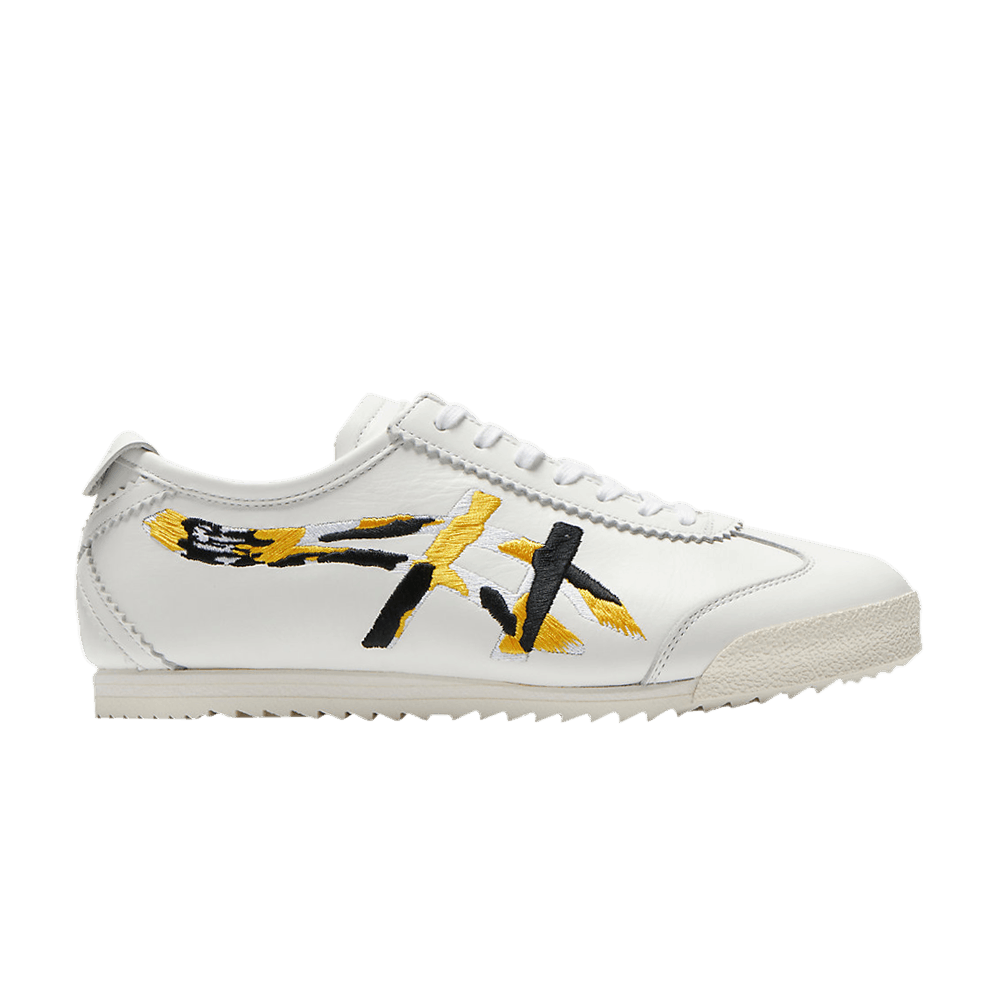 Кроссовки Onitsuka Tiger Wmns Mexico 66 Deluxe 'Nishikigoi - White Vibrant Yellow'
