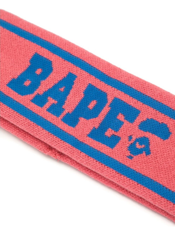 Повязка на голову BAPE Logo Headband Pink/Blue