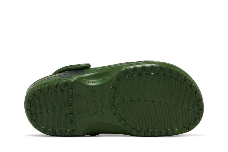 Сабо Daily Paper x Crocs Classic Clog 'Green Camo'
