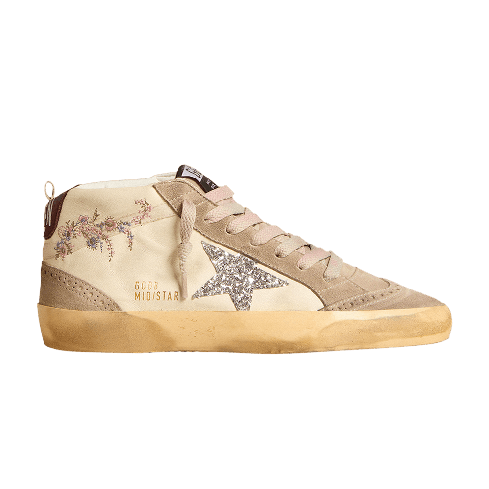 Кроссовки Golden Goose Wmns Mid Star 'Floral Embroidery'