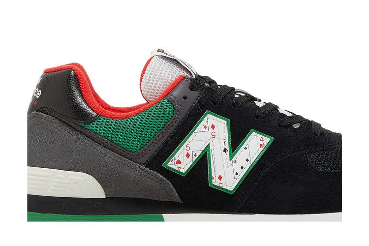 Кроссовки New Balance 574 'Playing Card - Black Varsity Green'