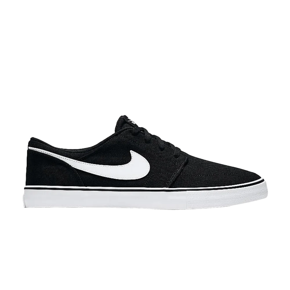 Nike Portmore 2 Solar Canvas SB 'Black White'