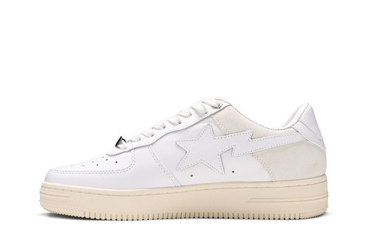 Кроссовки Bapesta Low 'Suede Heel - White'